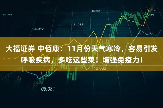 大福证券 中佰康：11月份天气寒冷，容易引发呼吸疾病，多吃这些菜！增强免疫力！