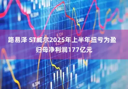 路易泽 ST威尔2025年上半年扭亏为盈  归母净利润177亿元